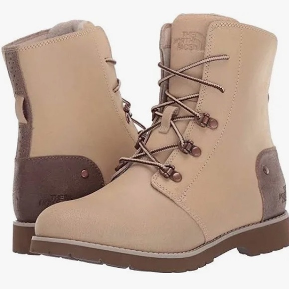 The North Face Ballard Lace II Boots Doeskin Brown/Desert Palm Ice Pick NWOB 8 - Picture 1 of 15